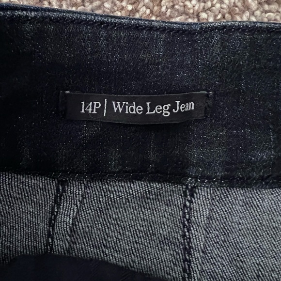 Talbots Dark Blue High Rise Wide Leg Jeans - Picture 5 of 7